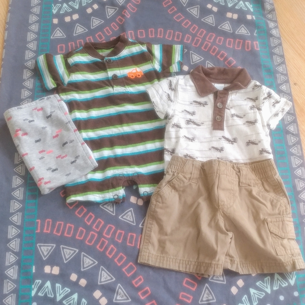 3-6mth Cars/Planes Set